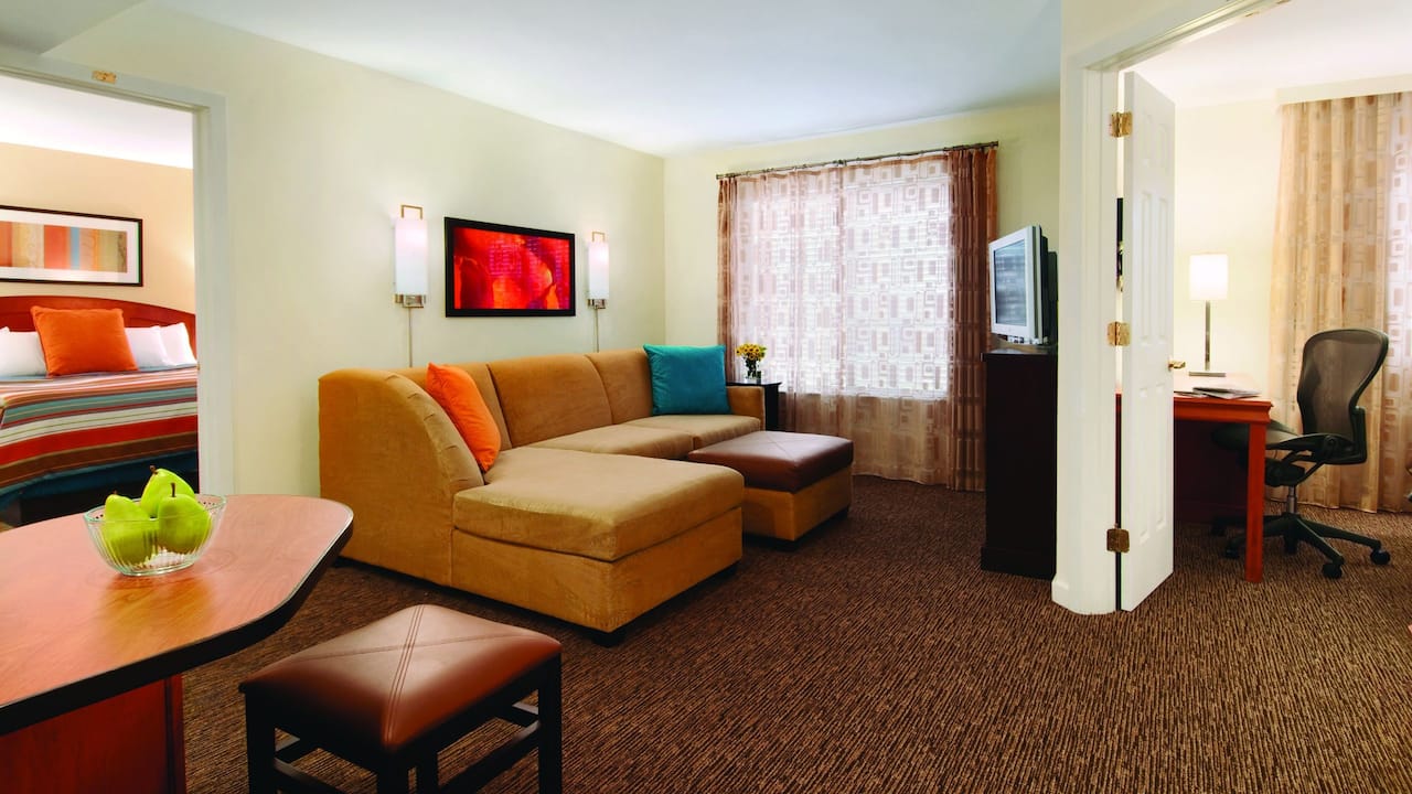 Hyatt House Studio Suite with Laptop