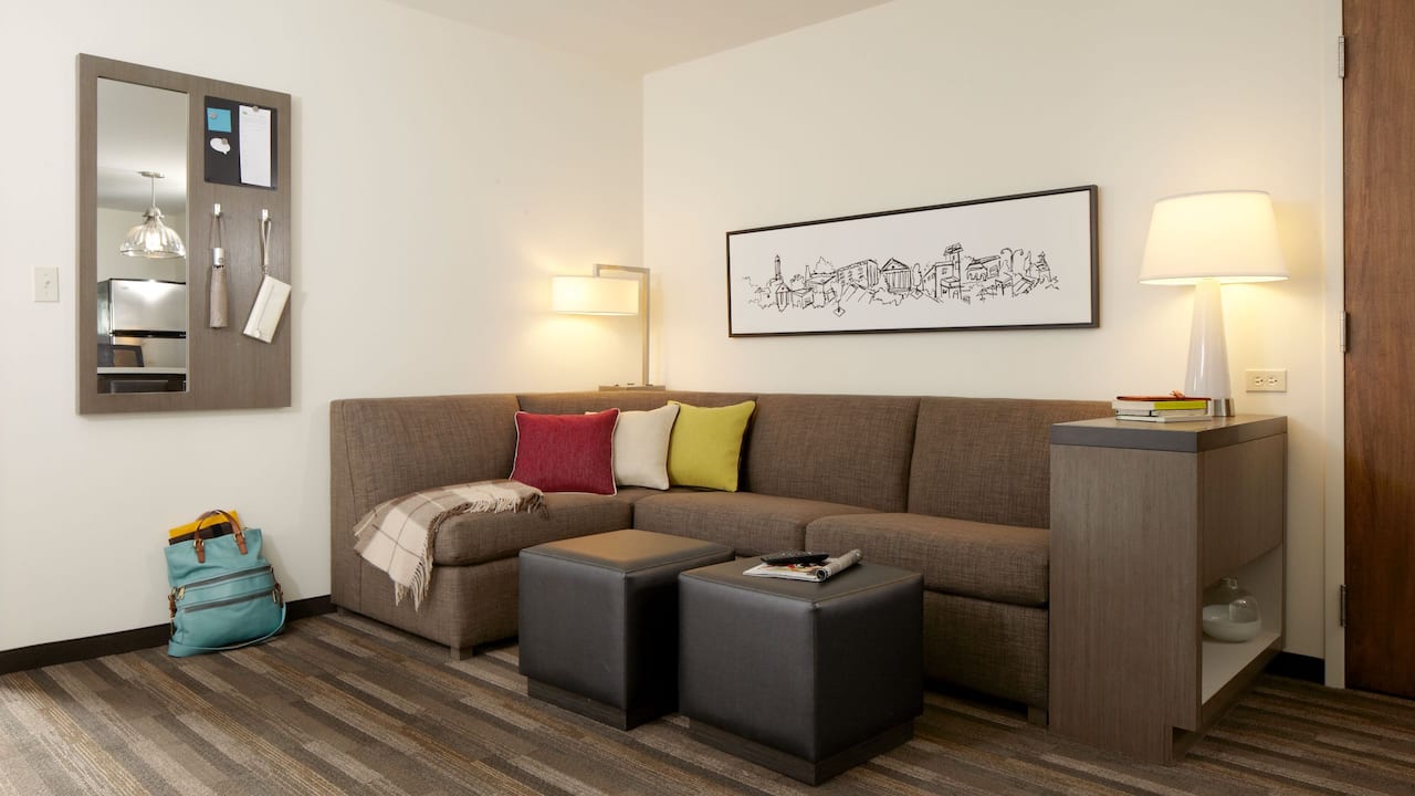 Hotels by Long Beach Convention Center with Living Room Pull out Sofa Bed at Hyatt House Cypress / Anaheim