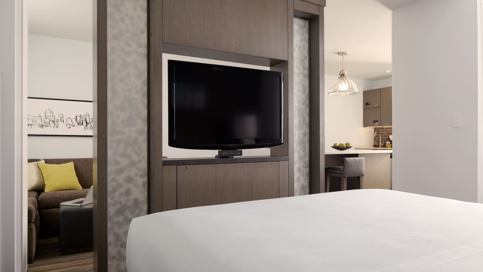 1 of 1 Hyatt House Hh_P056 Studio Suite with Laptop