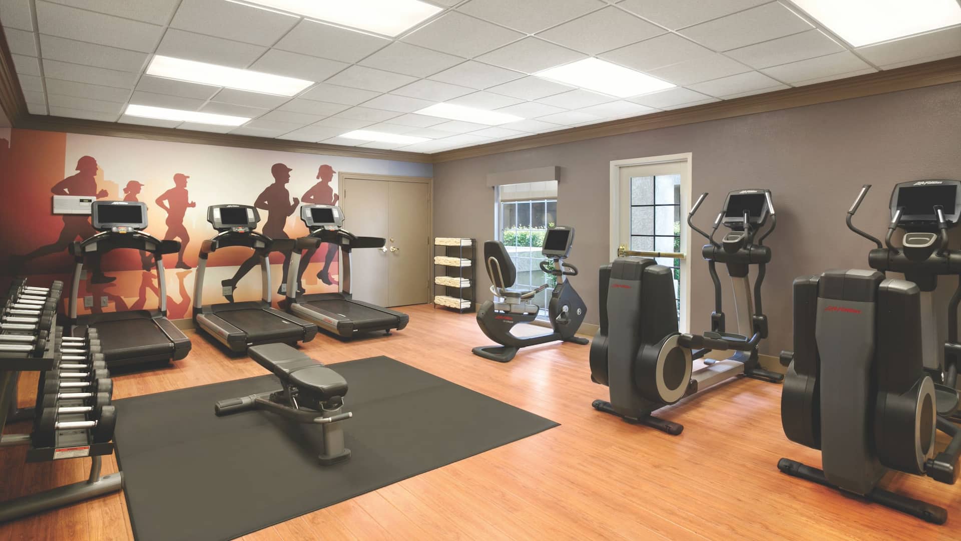 Hyatt House Pleasanton Fitness Room