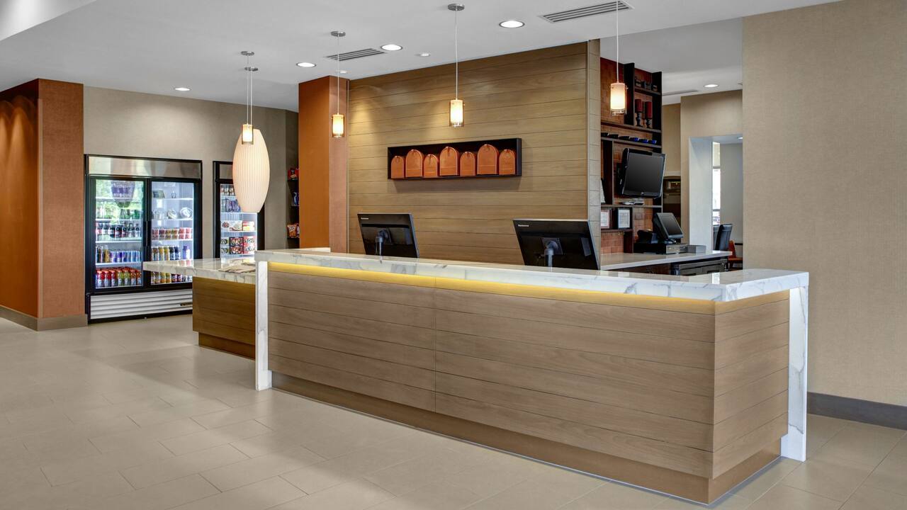 Hyatt House Atlanta Cobb Galleria lobby check in desk 
