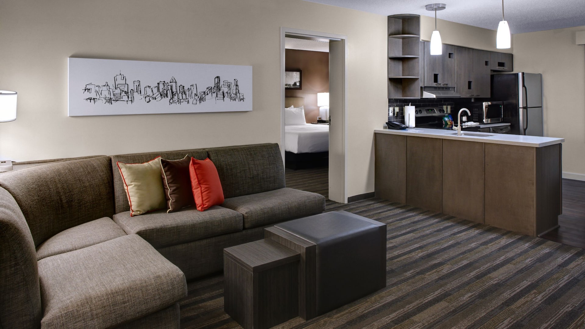 Hyatt House Atlanta/Cobb Galleria Two Bedroom Trio Living Room