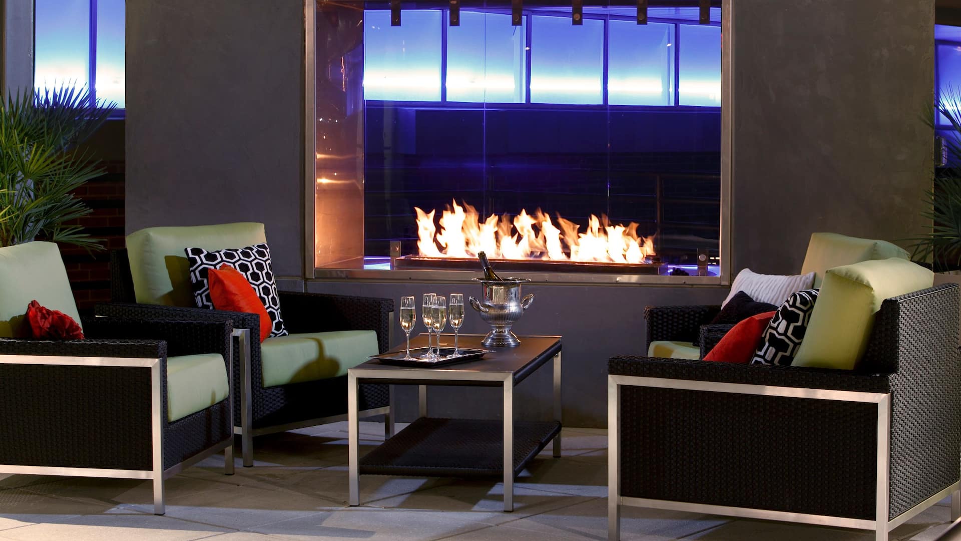 Hyatt House Charlotte/Center City Terrace Evening