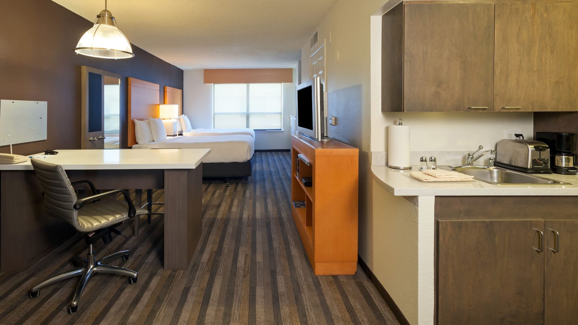 3 of 3 Hyatt House Houston/Galleria Accessible Studio with 2 Beds