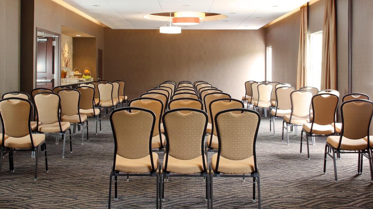 Hyatt House Raleigh Durham Airport Conference Room Setup Theatre Style Seating Near RDU Airport