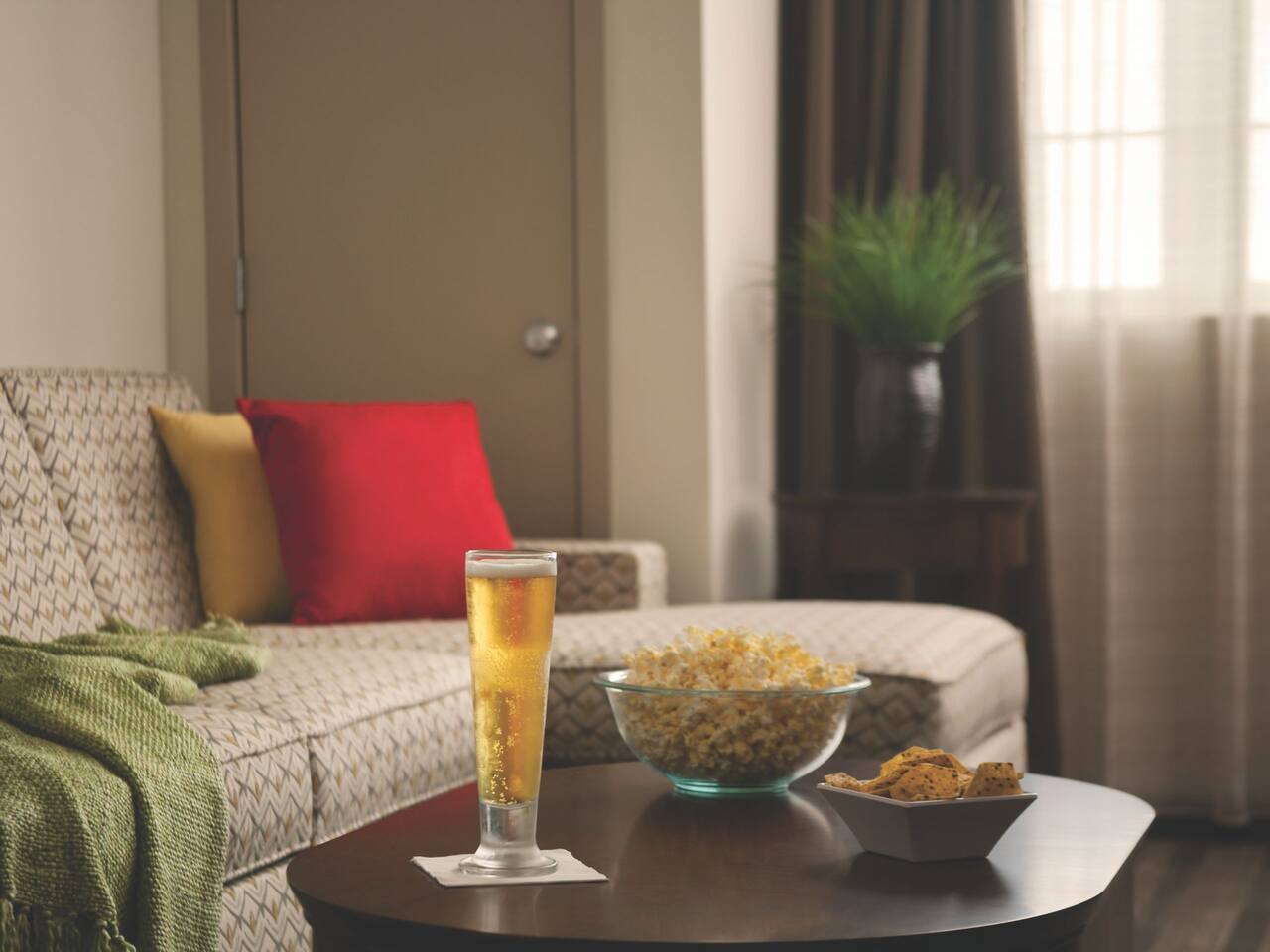 Hyatt House Minot Suite Livingroom