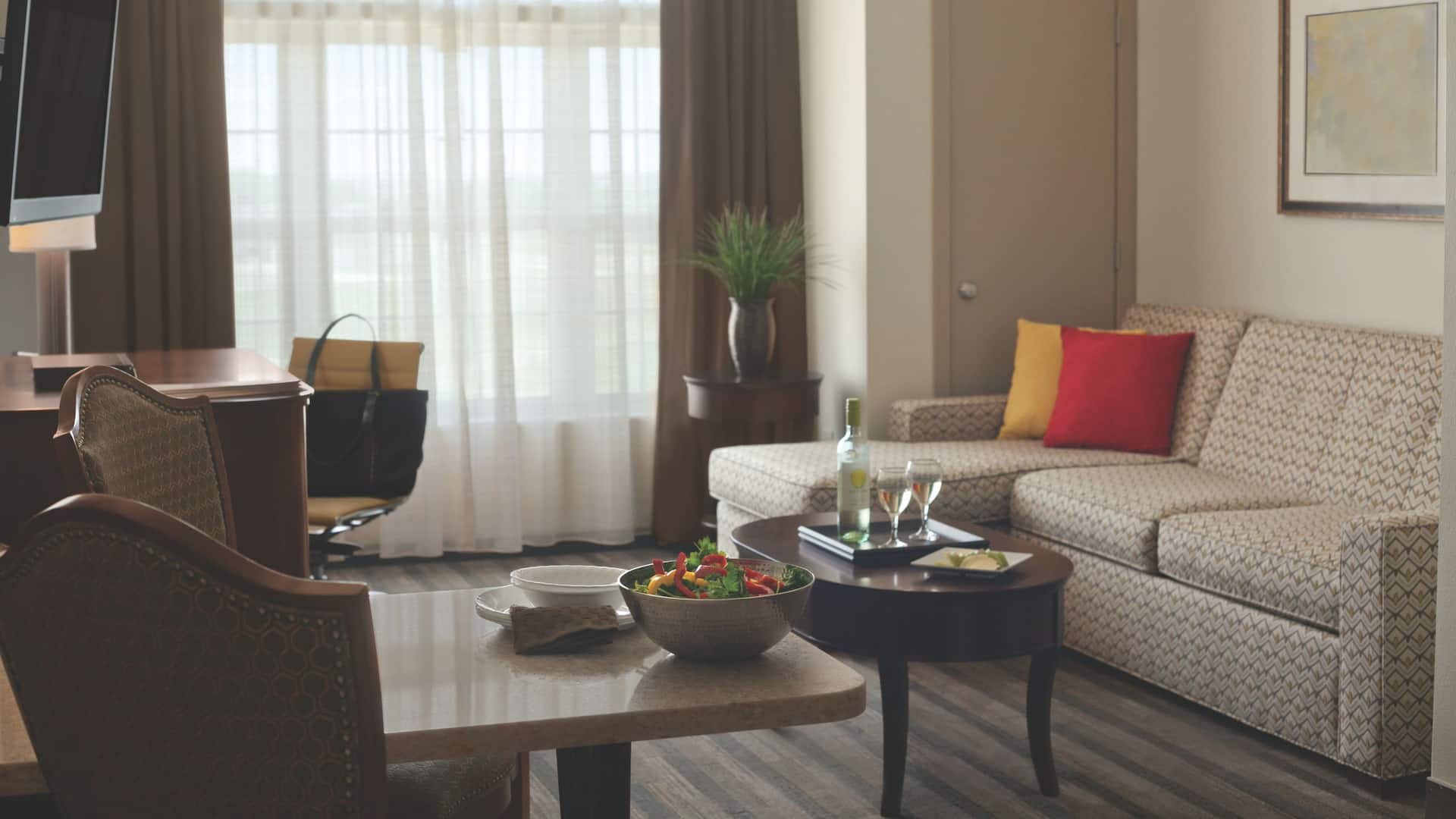 Hyatt House Minot One Bedroom Suite Living Room
