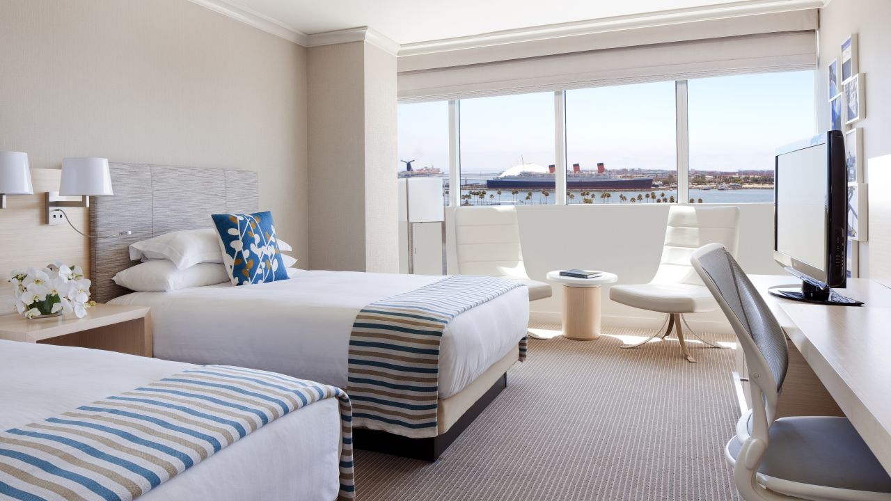Waterfront Hotel Near Long Beach Convention Center Hyatt Regency Double Queen Room