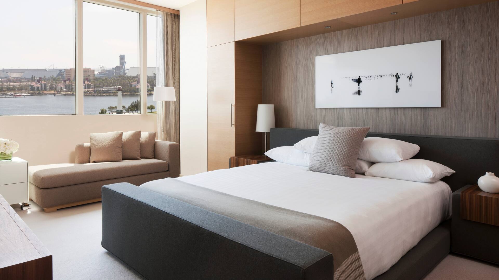 Hyatt Regency Long Beach Royal Suite Bedroom