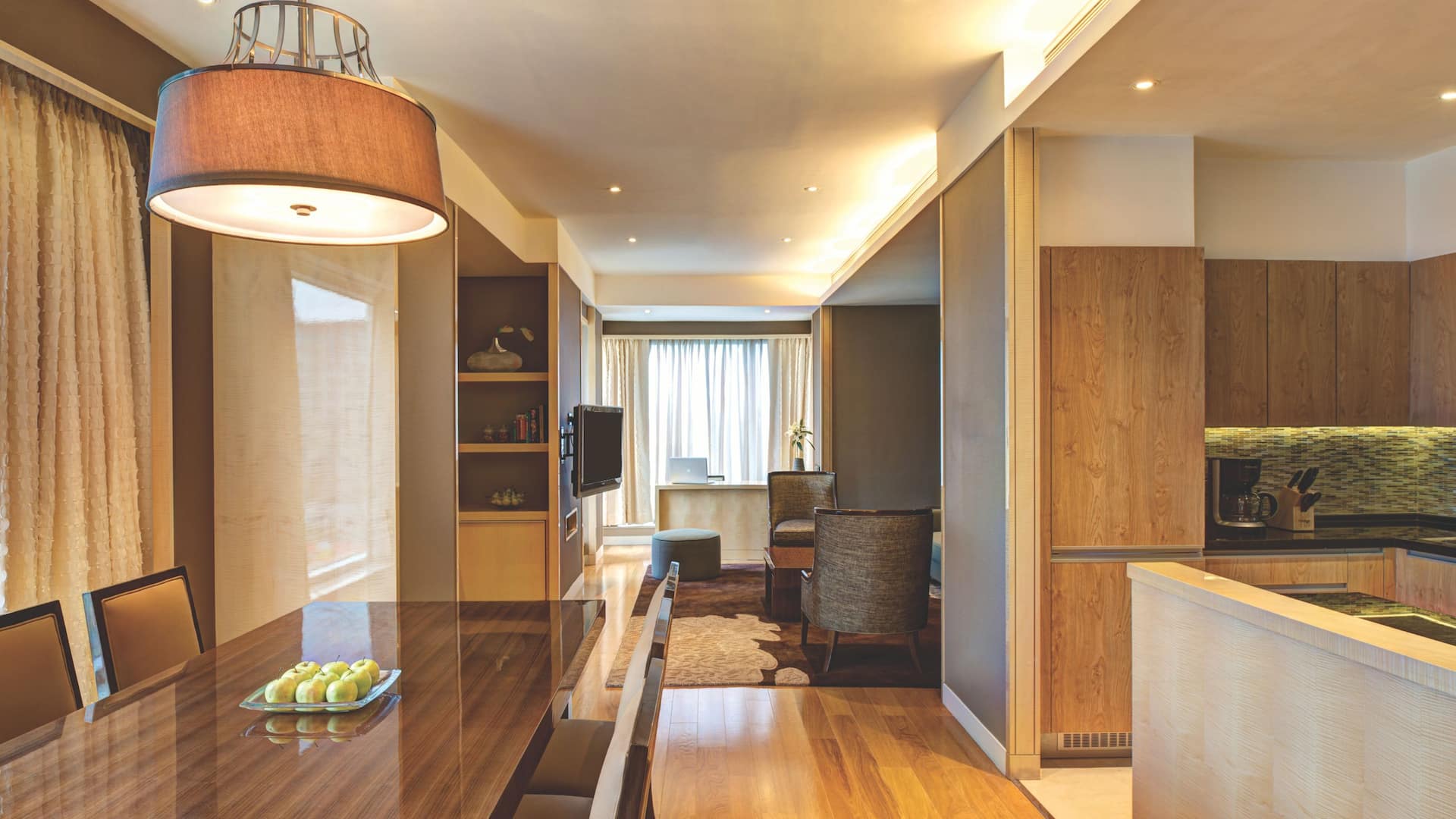 Hyatt Regency Pune & Residences Residence Kitchen Living Room