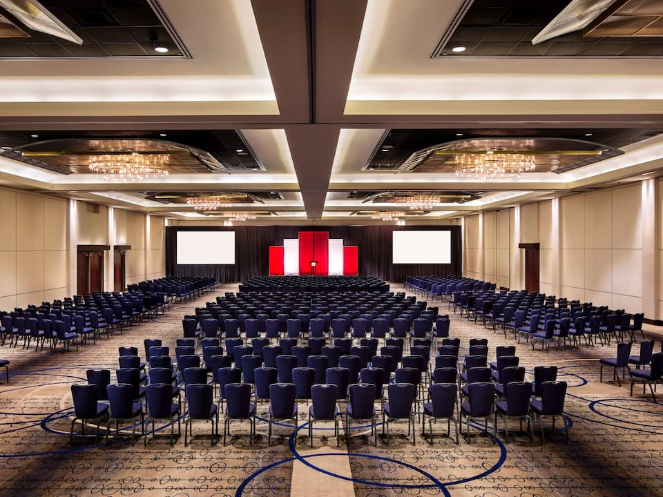 Large meeting space at a Vancouver hotel near BC Place