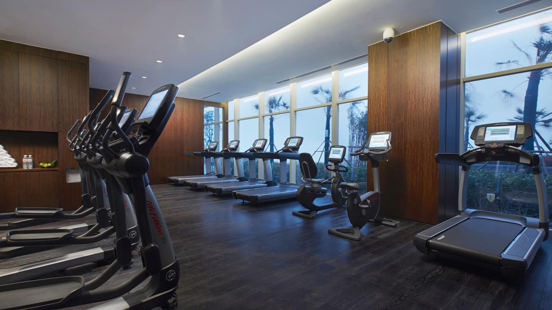Hyatt Regency Qingdao Gym with View