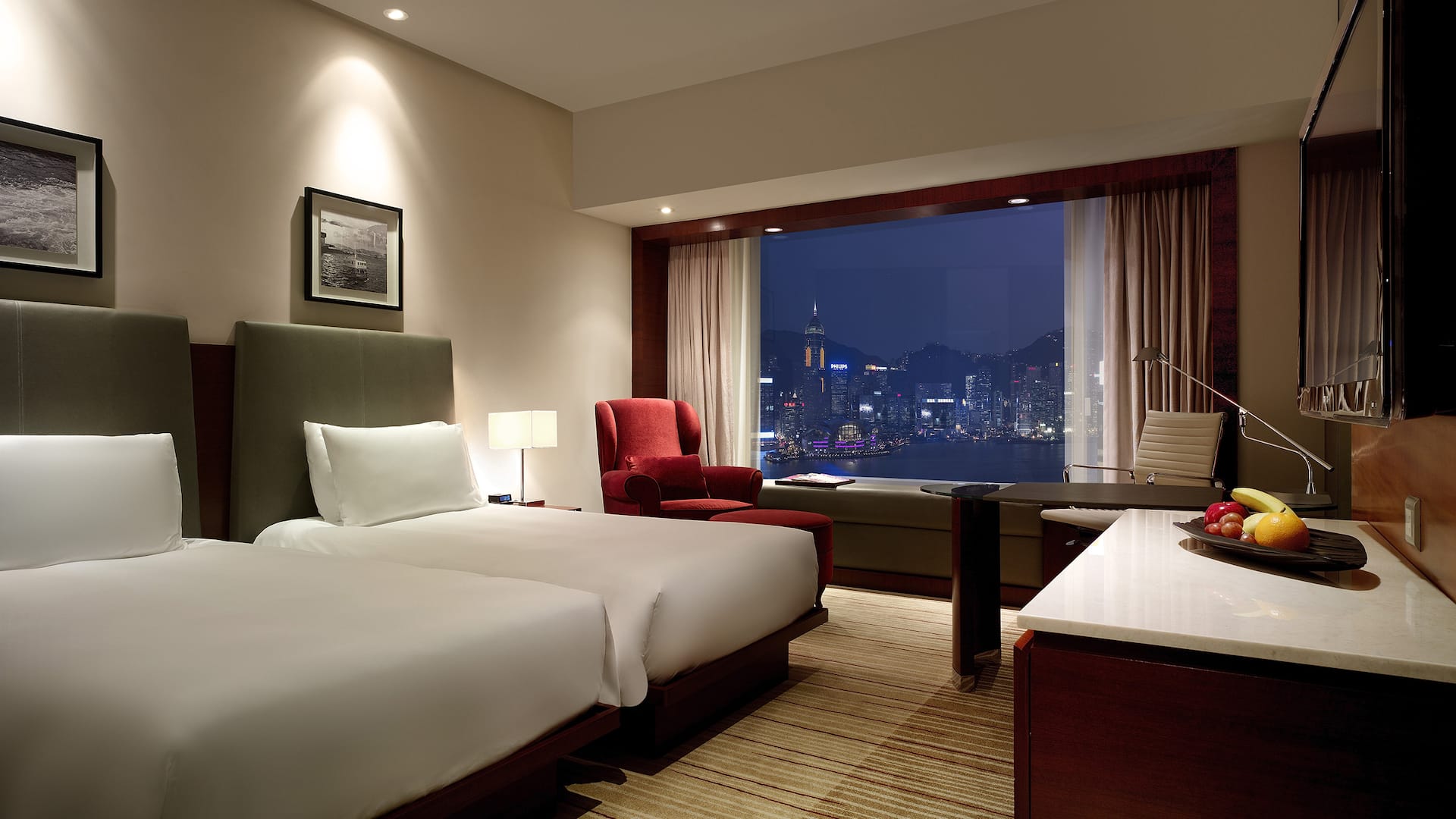Hyatt Regency Hong Kong, Tsim Sha Tsui Harbour View Twin Room