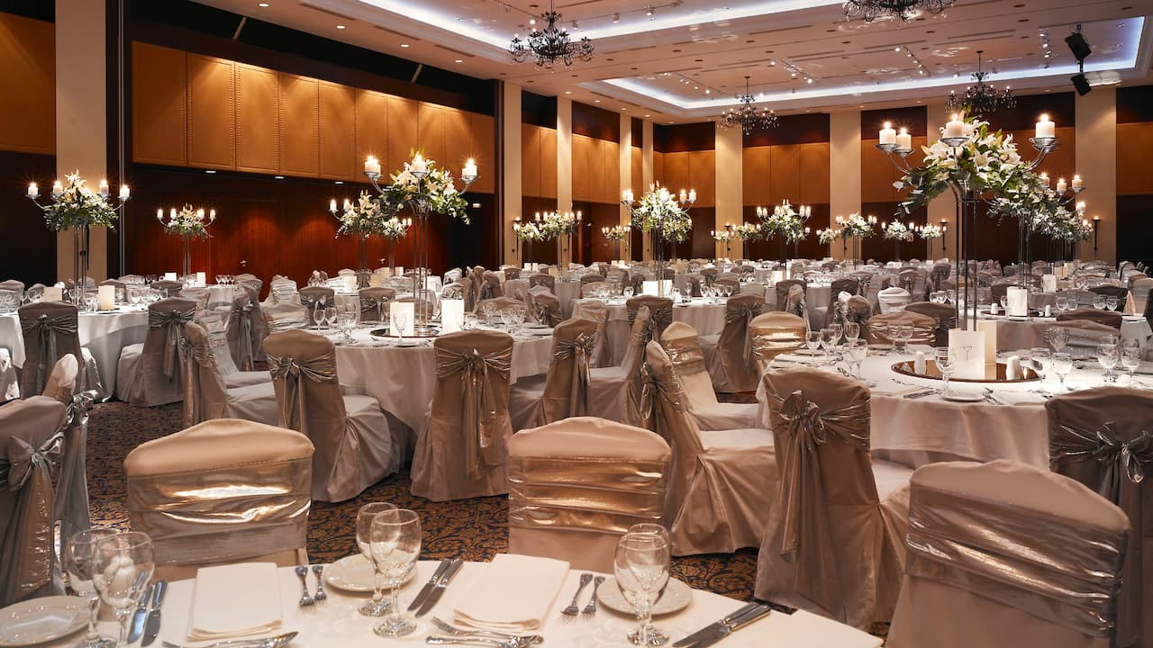 Ballroom wedding