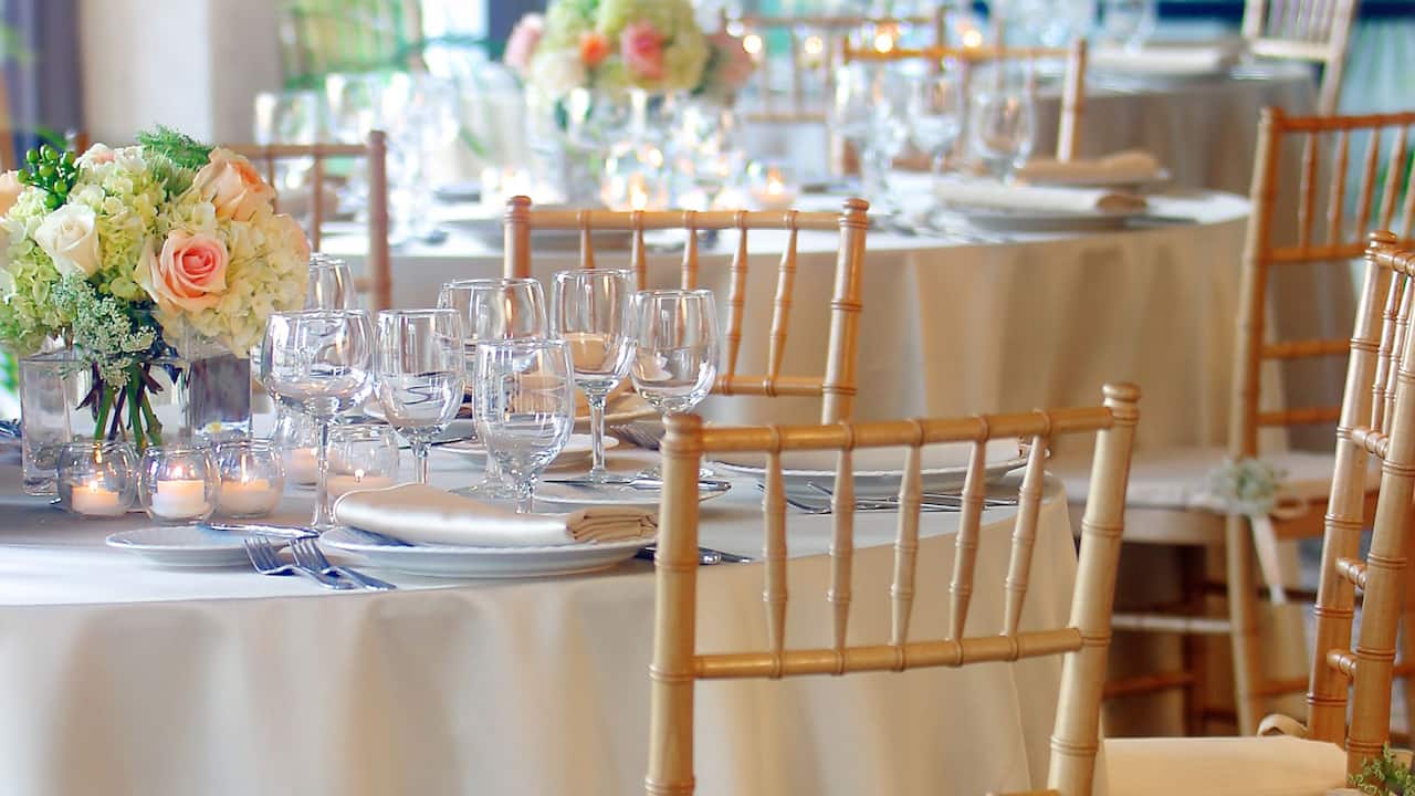 Hyatt Regency Sarasota Wedding Set Up