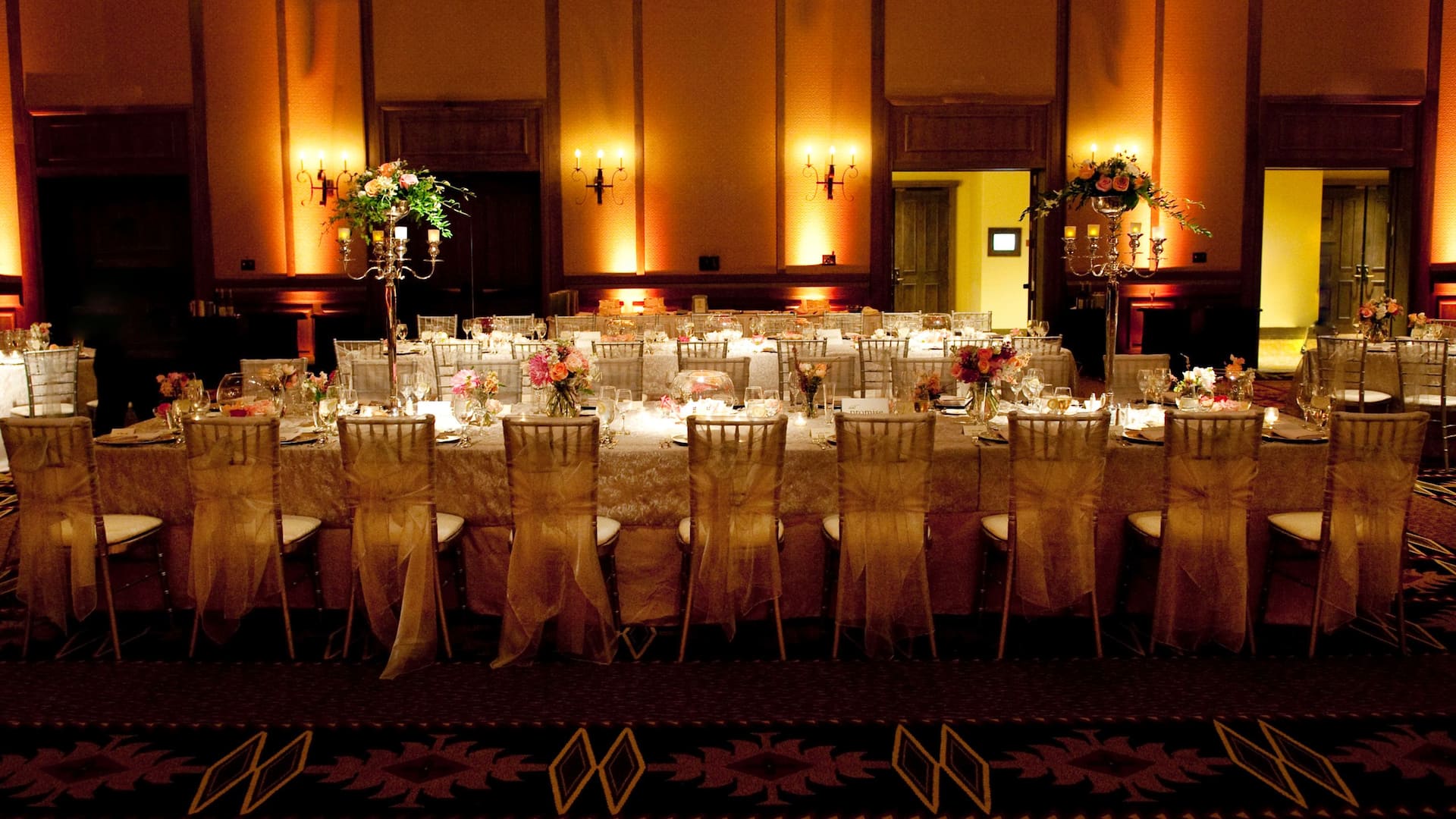 Hyatt Regency Tamaya Resort and Spa Wedding Setup