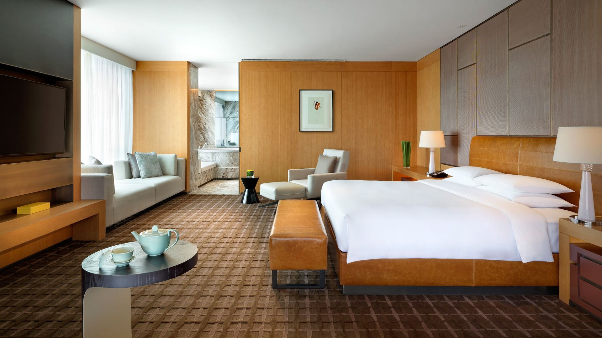 Hyatt Regency Tianjin East Chairman Suite Bedroom