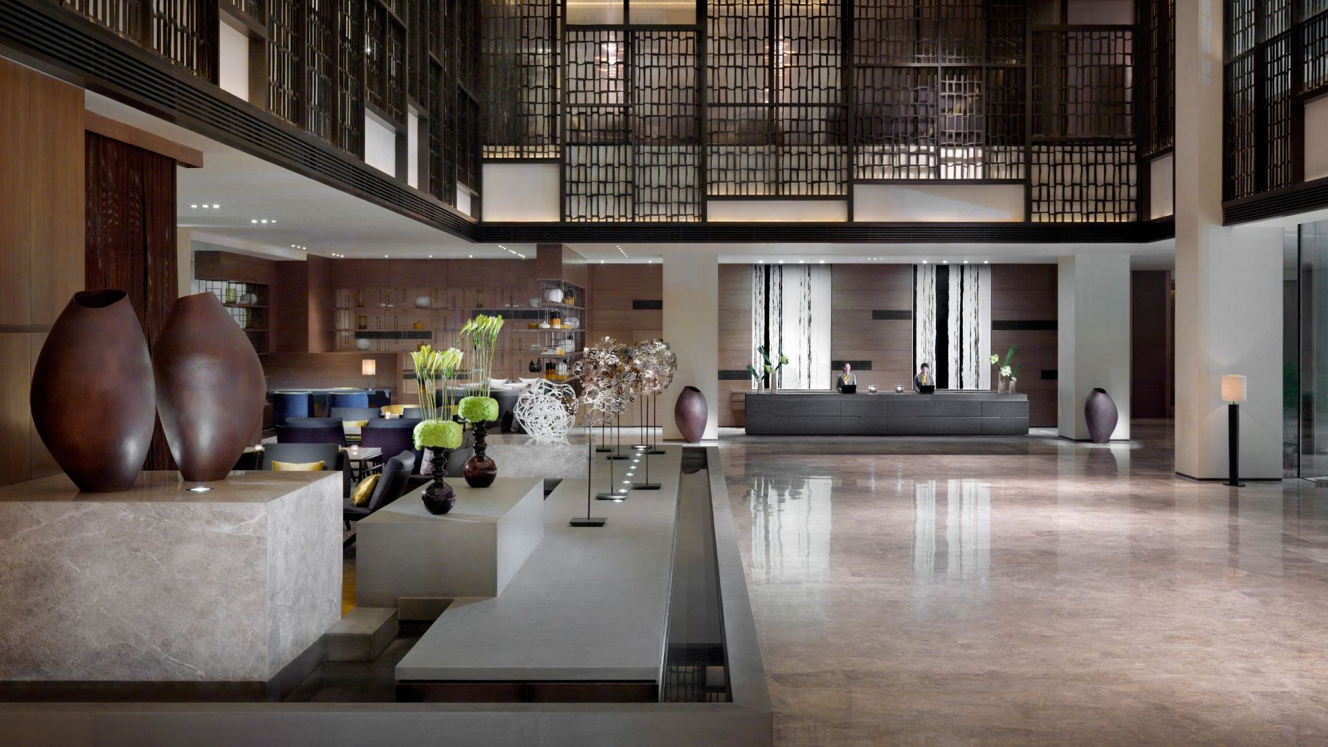 Luxury 5 Star Hotels In Tianjin China丨hyatt Regency Tianjin丨hyatt Lobby