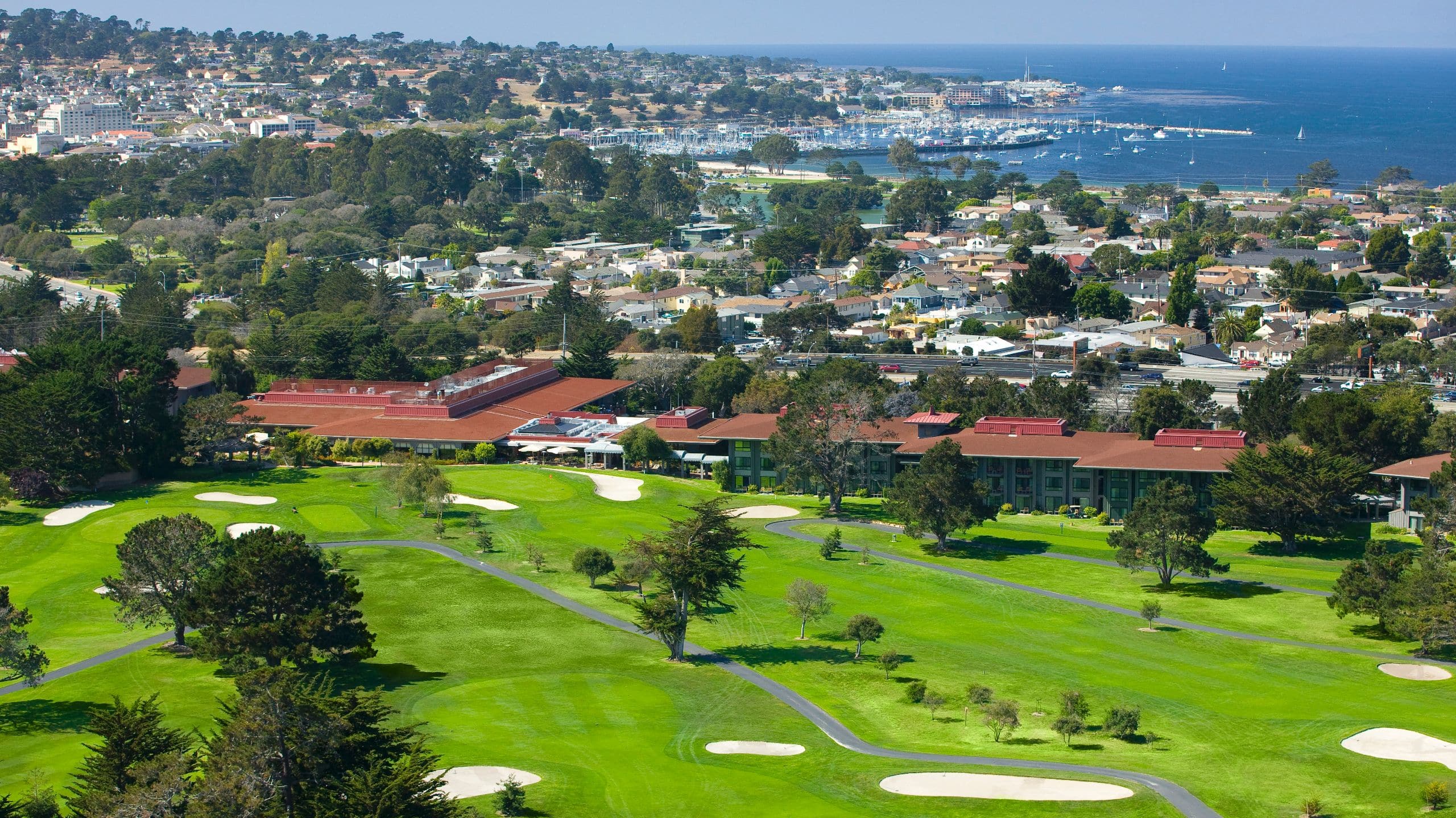Hyatt Regency Monterey Hotel and Spa on Del Monte Golf Course Exterior Aerial