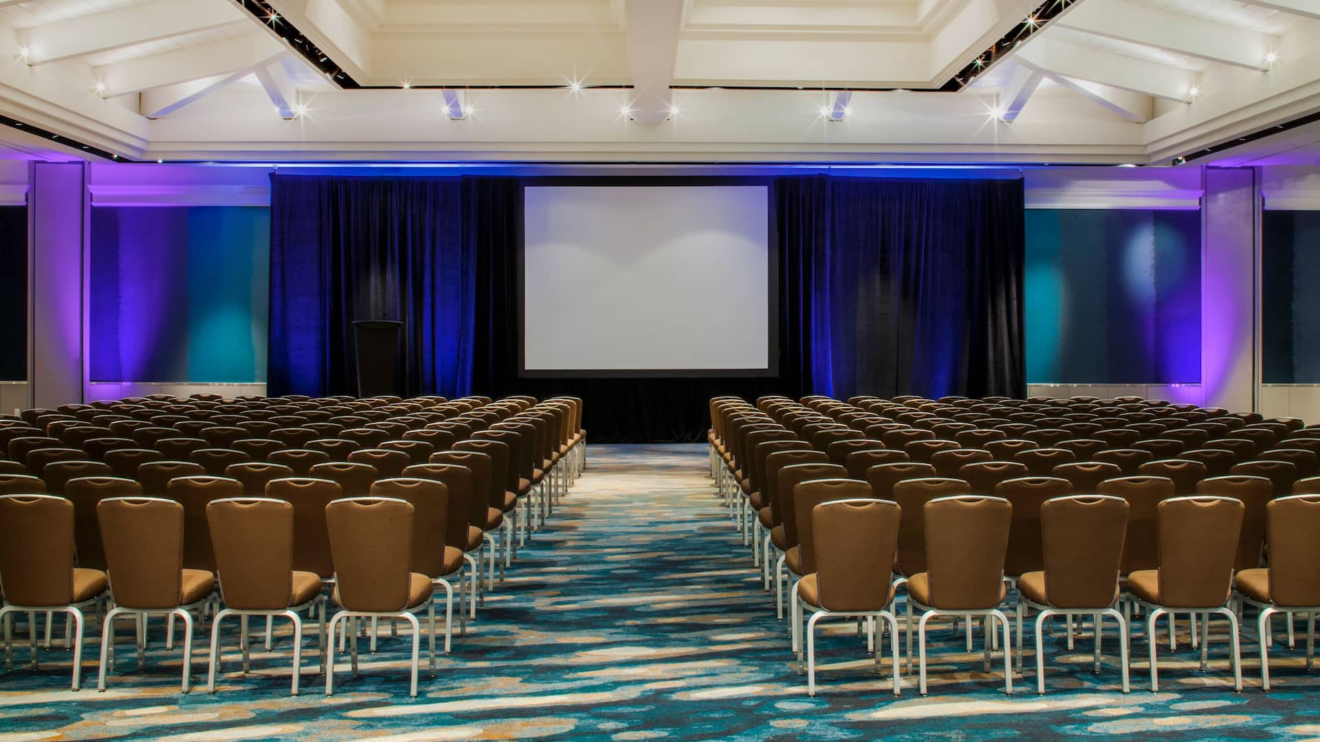 Grand ballroom with Stage Lighting