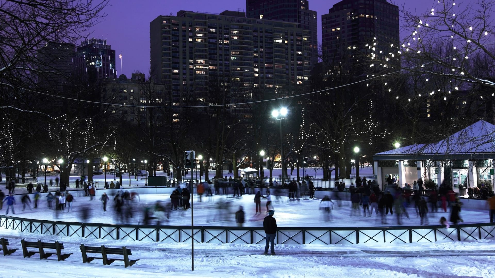 Hyatt Regency Boston Ice Skating Frog Pond