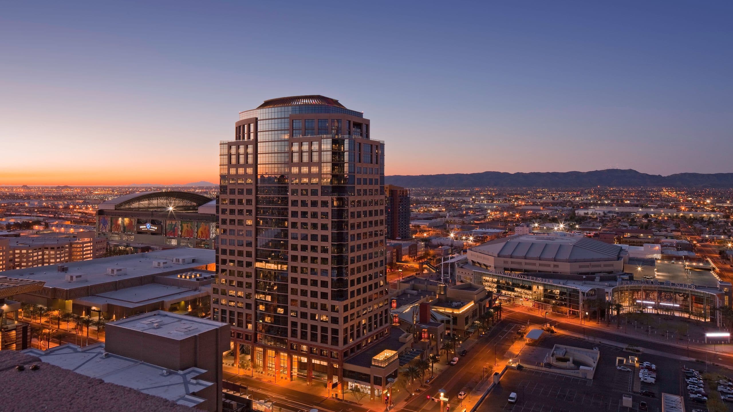 Hyatt Regency Phoenix View from Compass