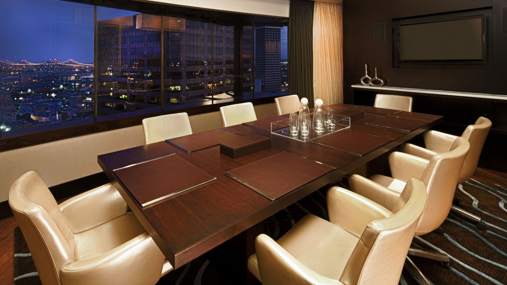 Meeting venue with views of the French Quarter in New Orleans
