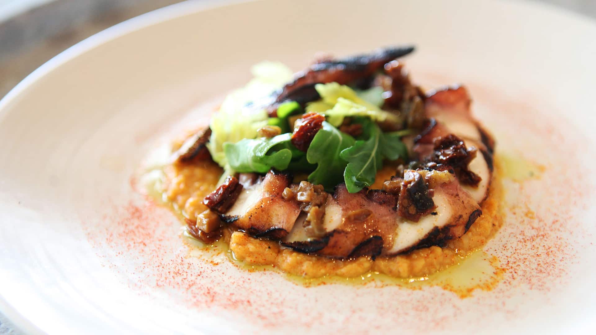 Hyatt Regency New Orleans Grilled Octopus