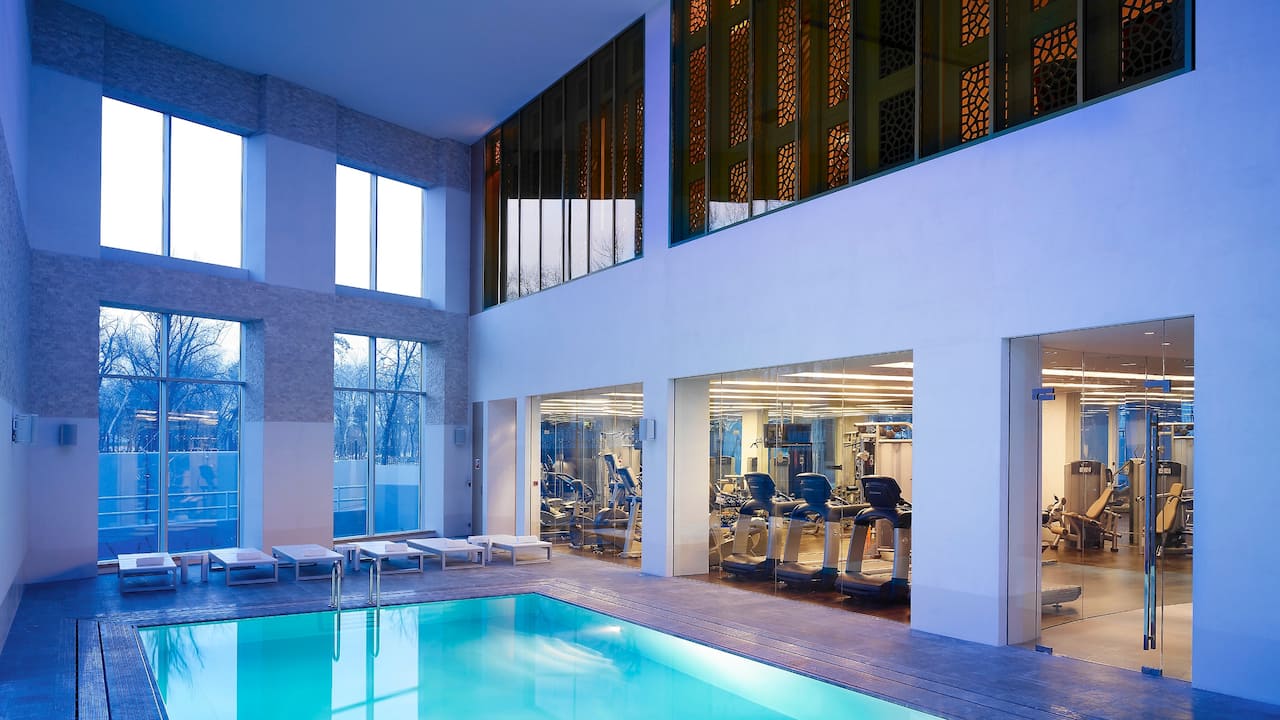 Pool and fitness area