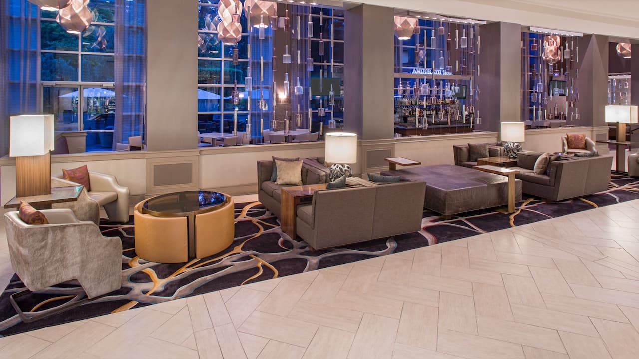 Lobby seating area