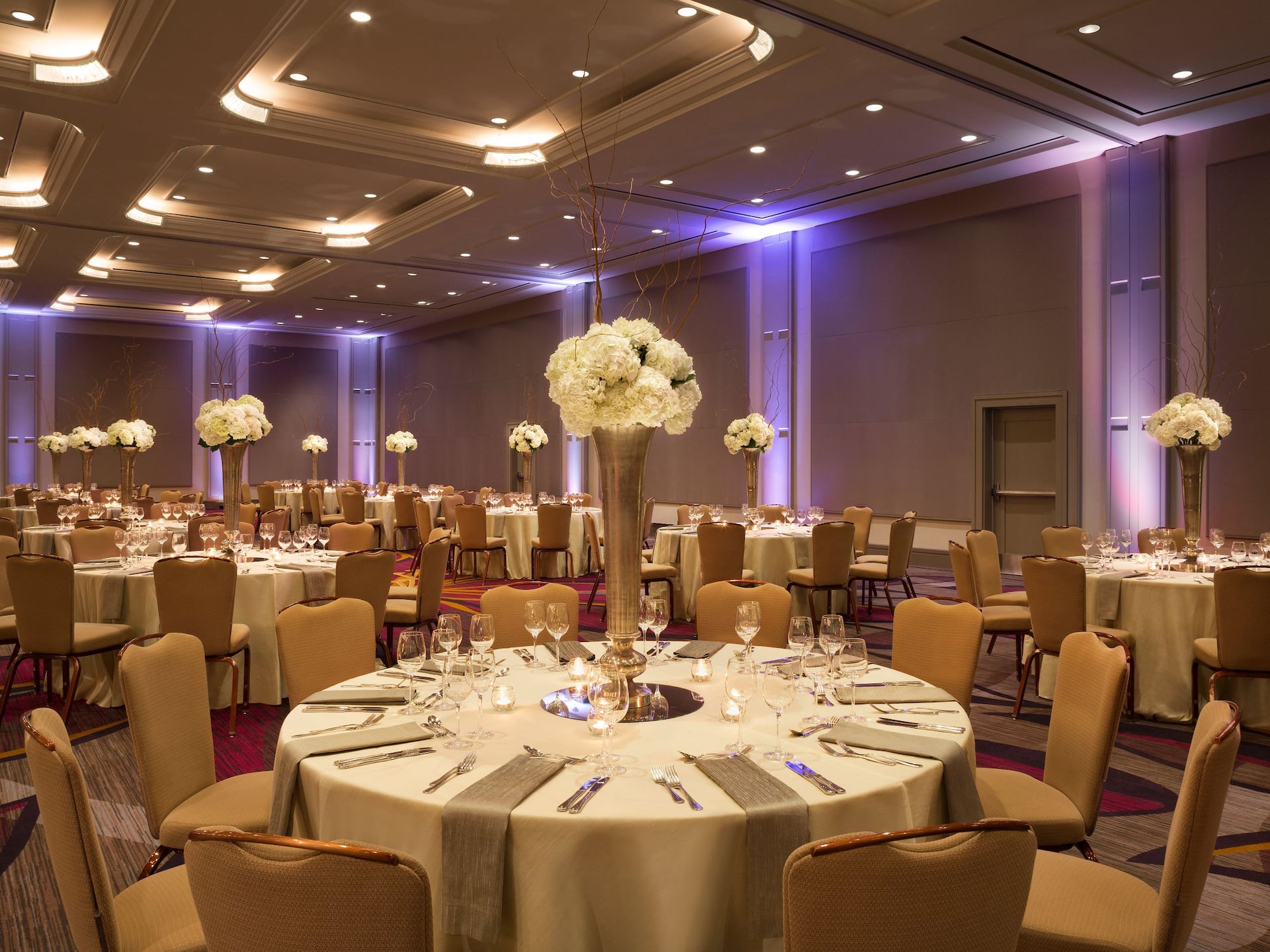 Hyatt Regency Sacramento Ballroom Rounds