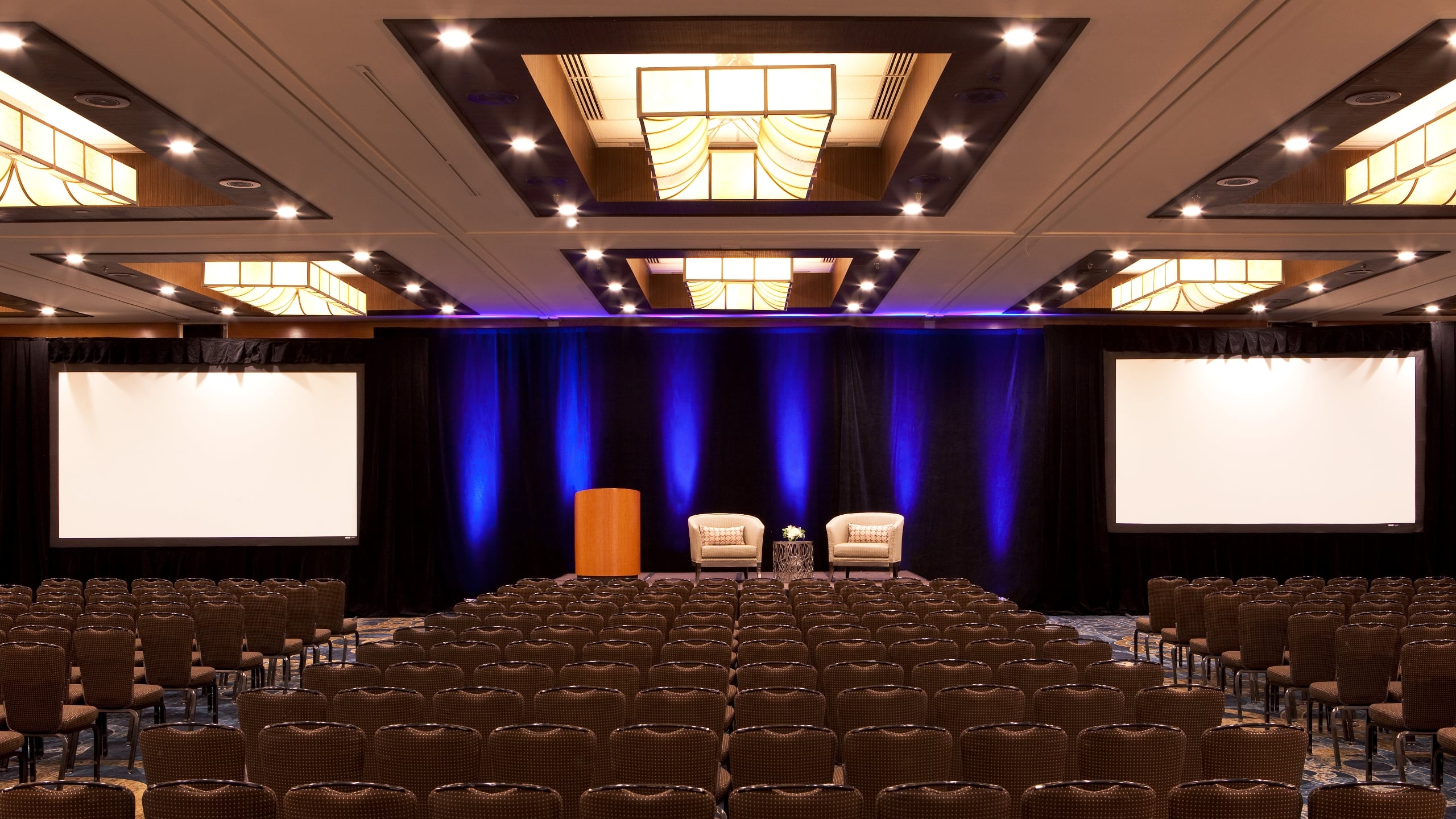 Hyatt Regency Greenville Ballroom Theater Setup