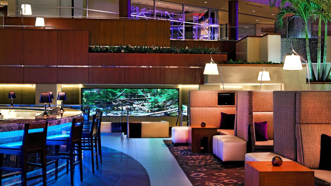 hotel lobby