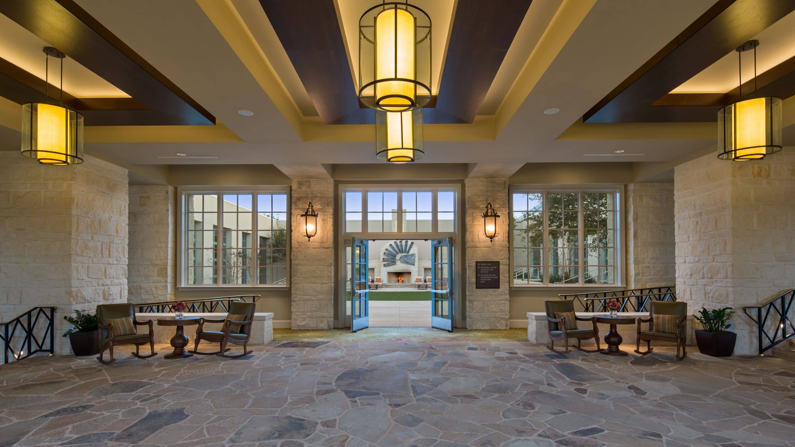 Hyatt Regency Hill Country Resort and Spa Windmill Foyer
