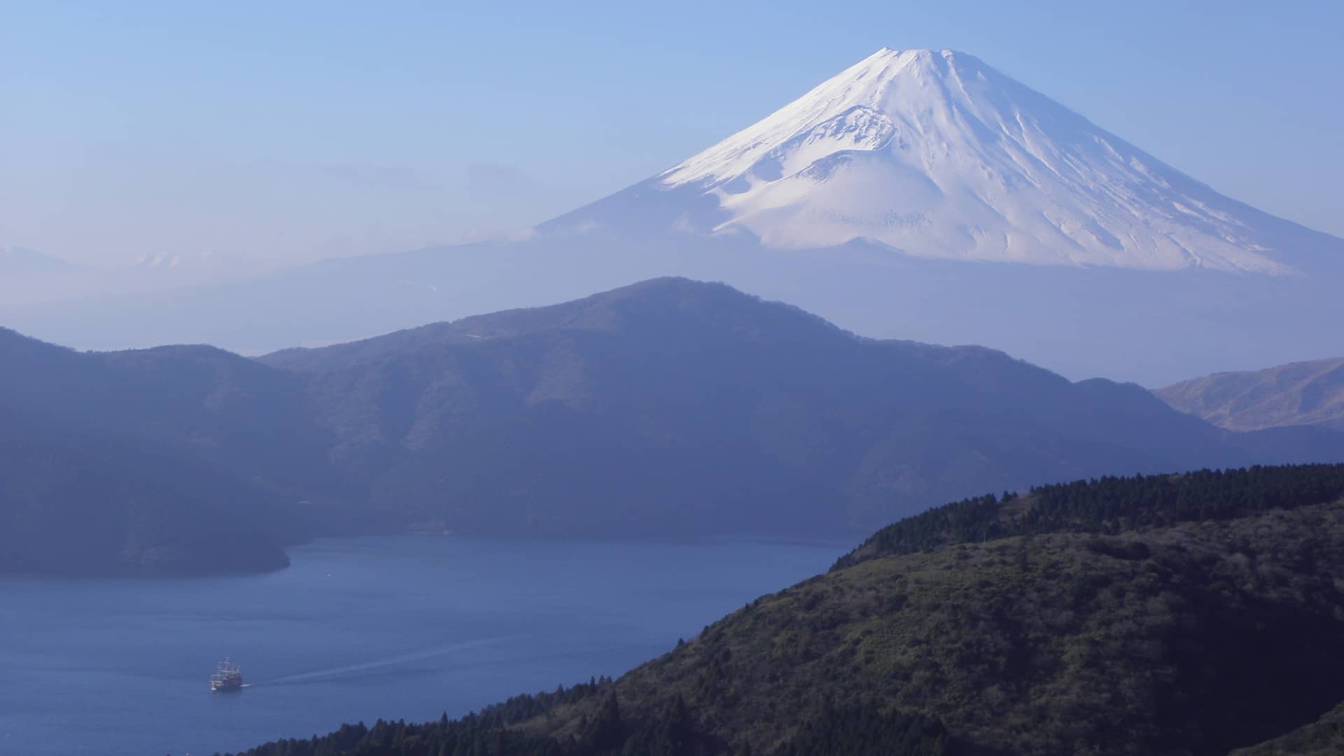 Hyatt Regency Hakone Resort and Spa Mt Fuji from Taikanzan