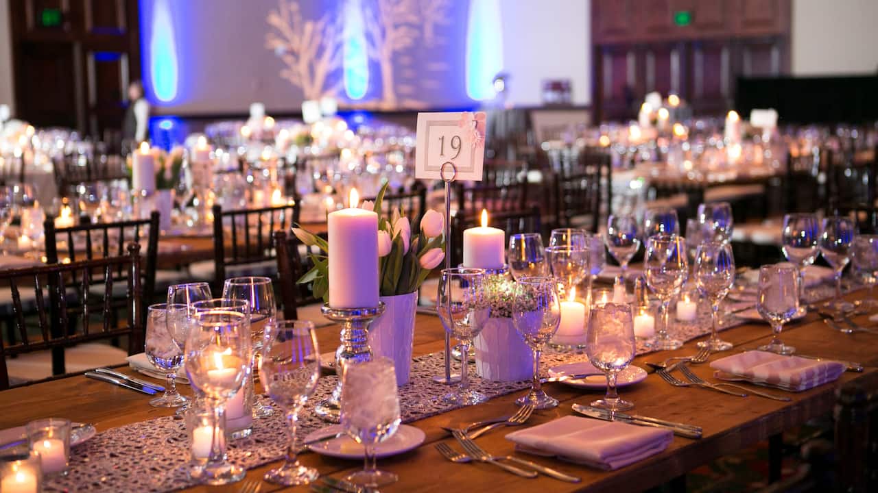 wedding table Hyatt Regency Lake Tahoe Resort, Spa & Casino 
