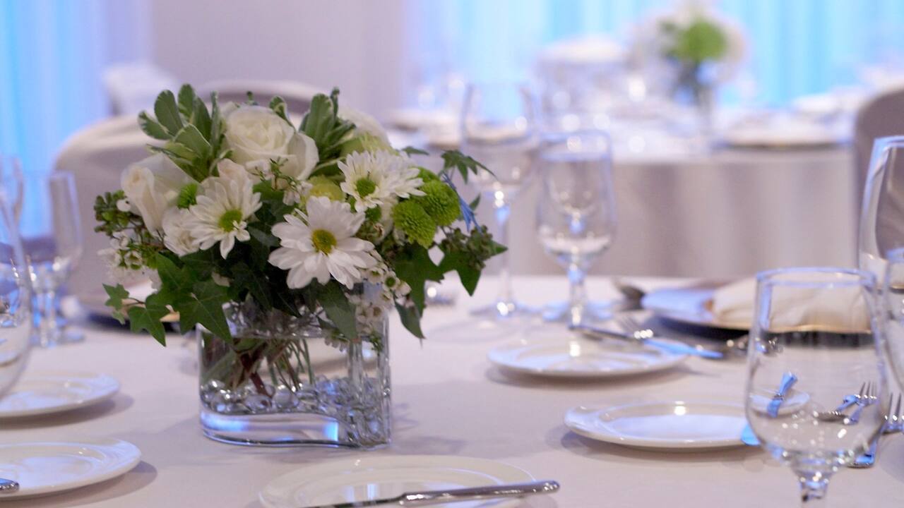 Hyatt Regency Toronto Wedding Table Setting