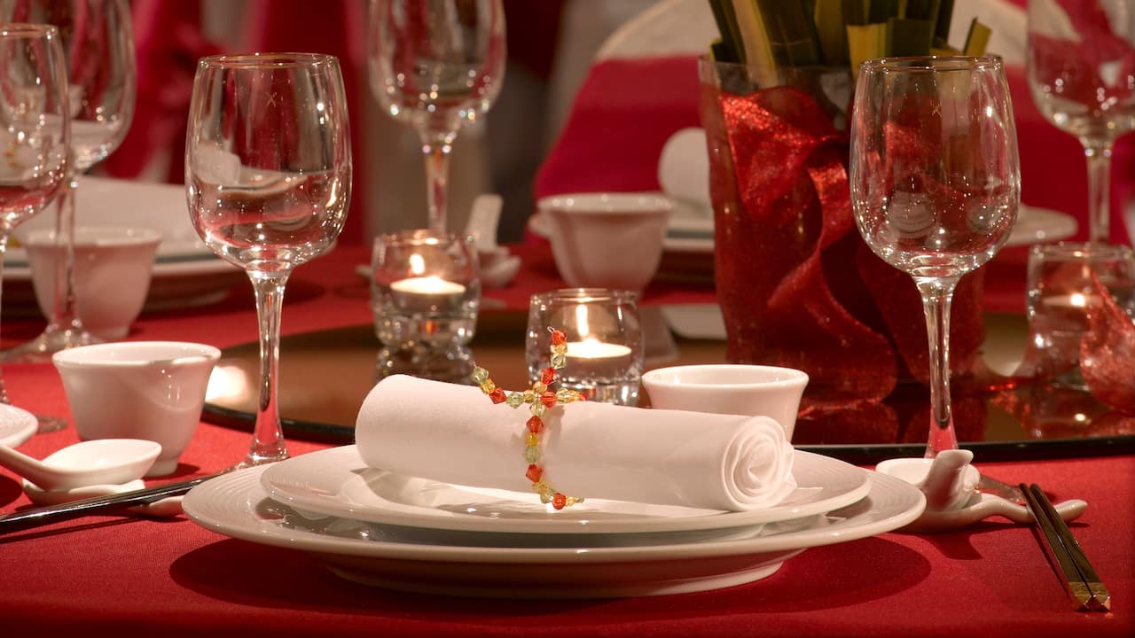 Hyatt Regency Kinabalu Wedding Ballroom Chinese Theme