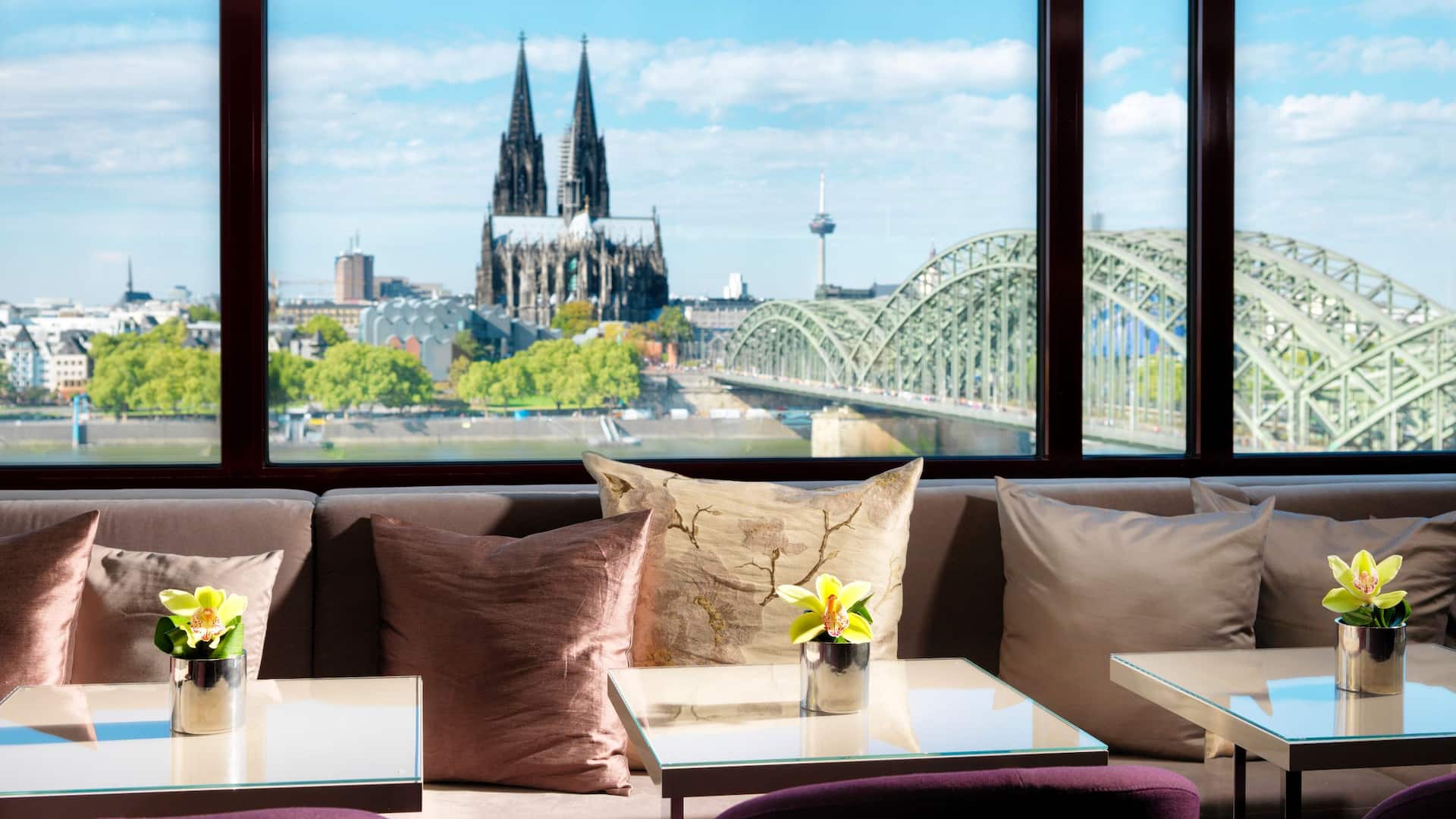 Domblick vom Regency Club im Hyatt Regency Köln
