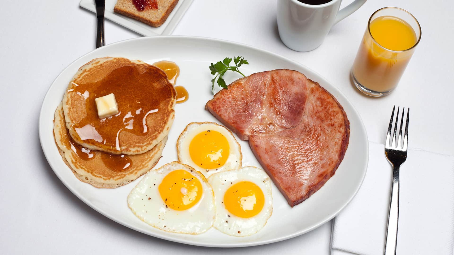 Hyatt Regency O'Hare Chicago Breakfast Platter