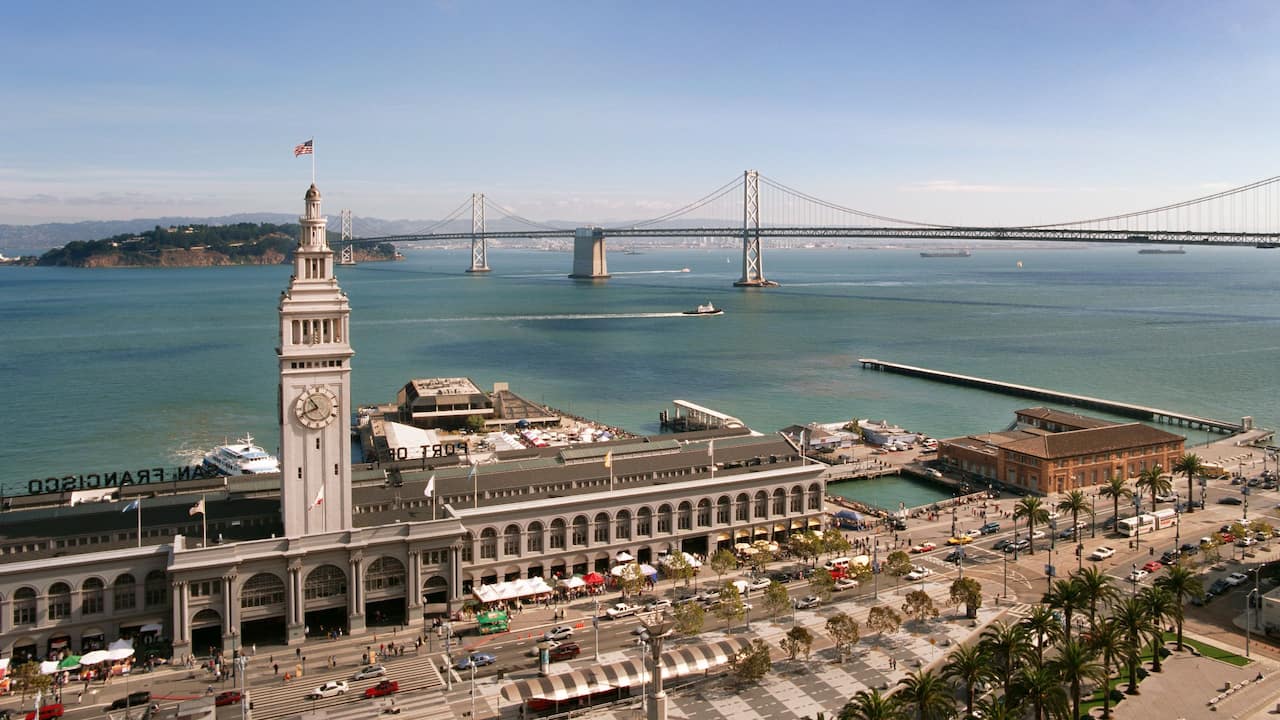 Aerial view of Hyatt Regency San Francisco