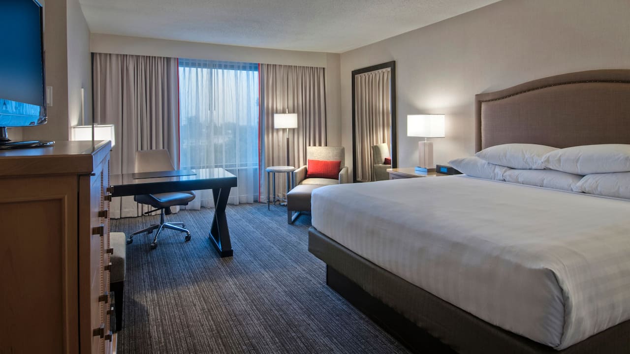 King Room at Hyatt Regency Reston