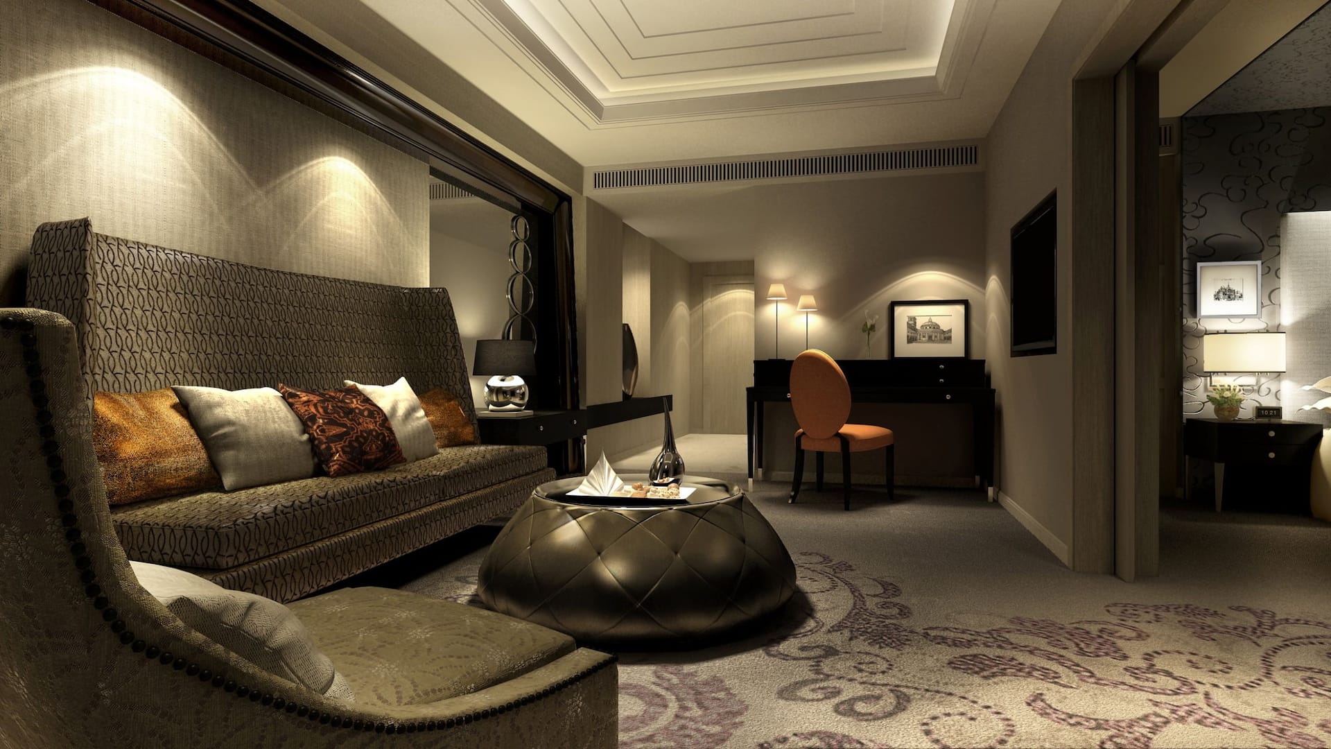 Hyatt Regency Gurgaon Two Bay Suite Living Area