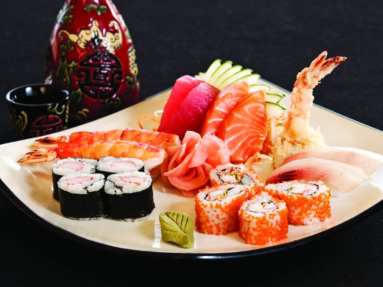 Sushi platter