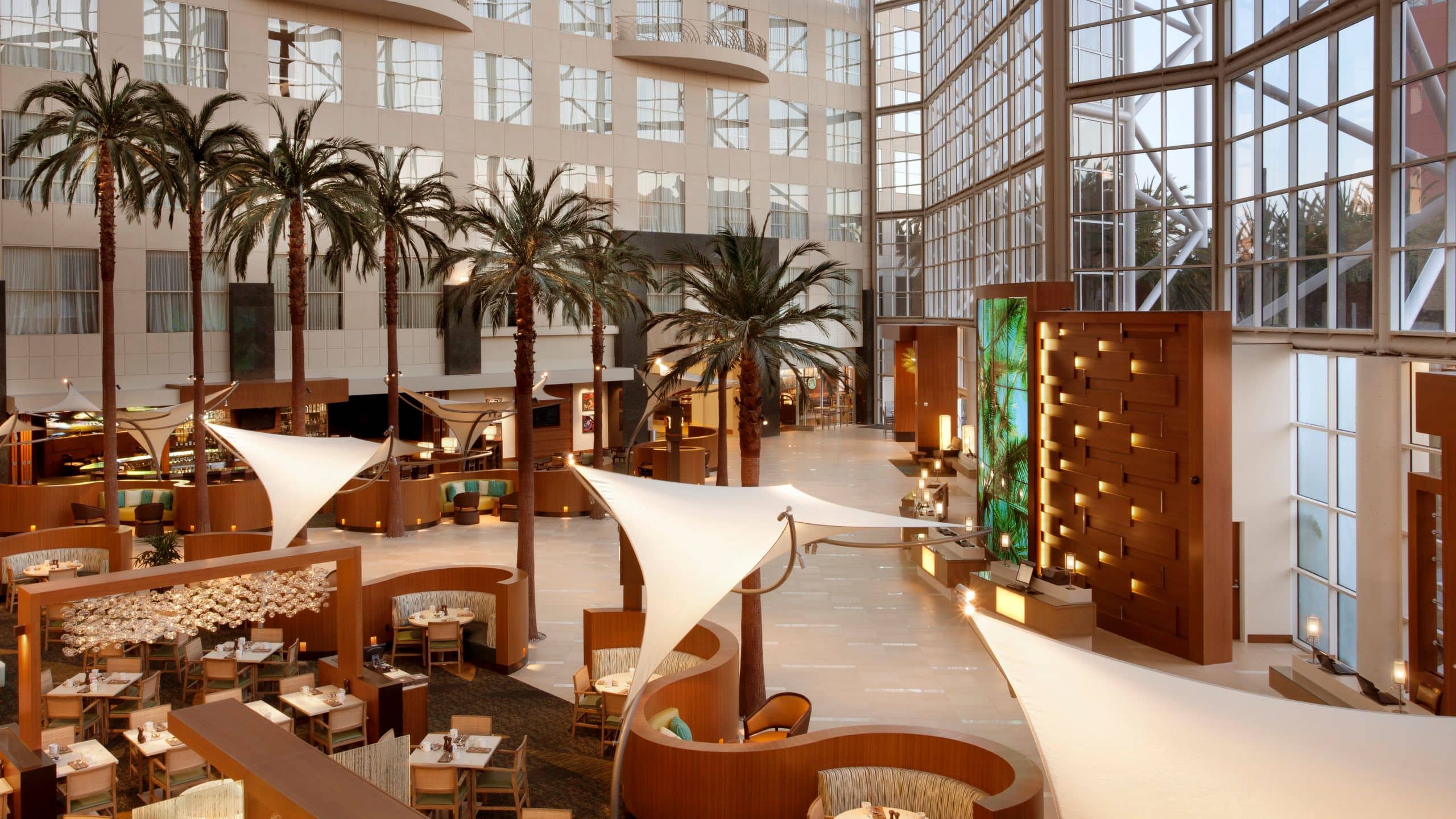 Hyatt Regency Orange County Lobby Overview