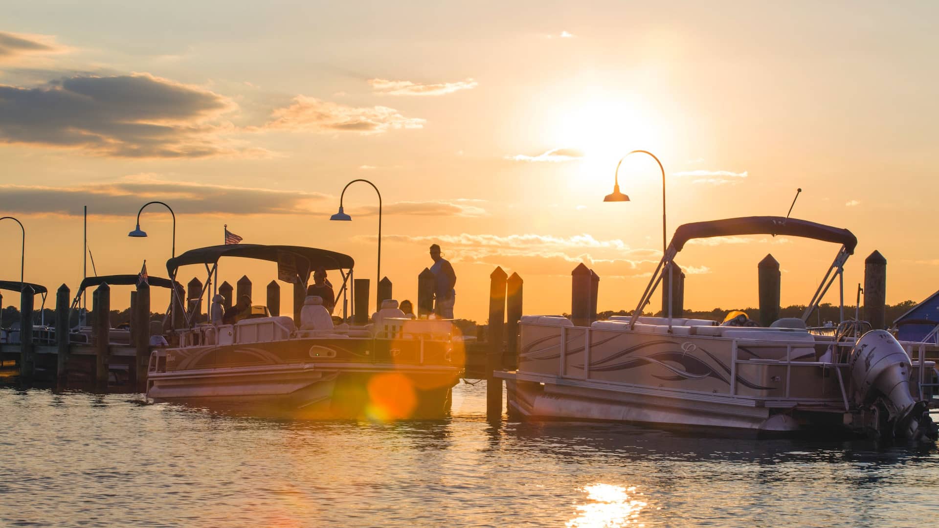 Hyatt Place Dewey Beach Docks Sunset