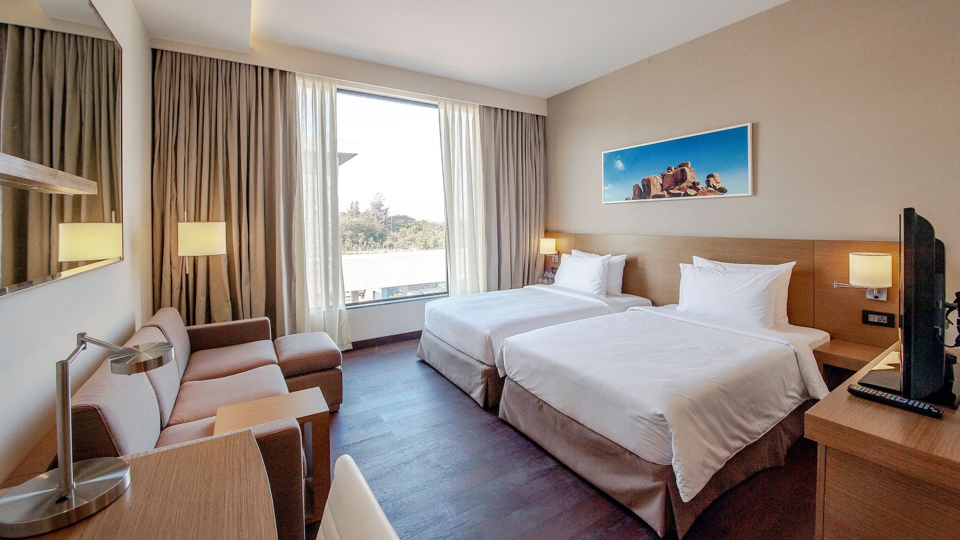 Hyatt Place Hampi Standard Double Twin Guestroom