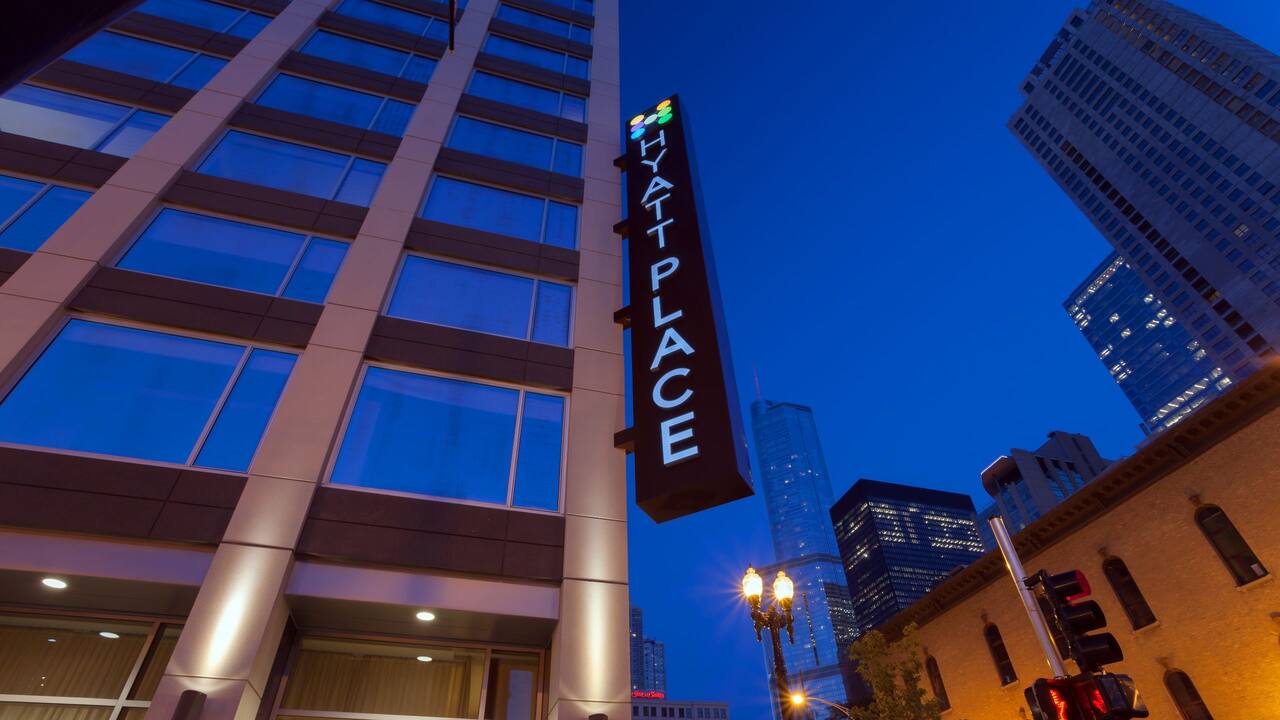 Sign at Night