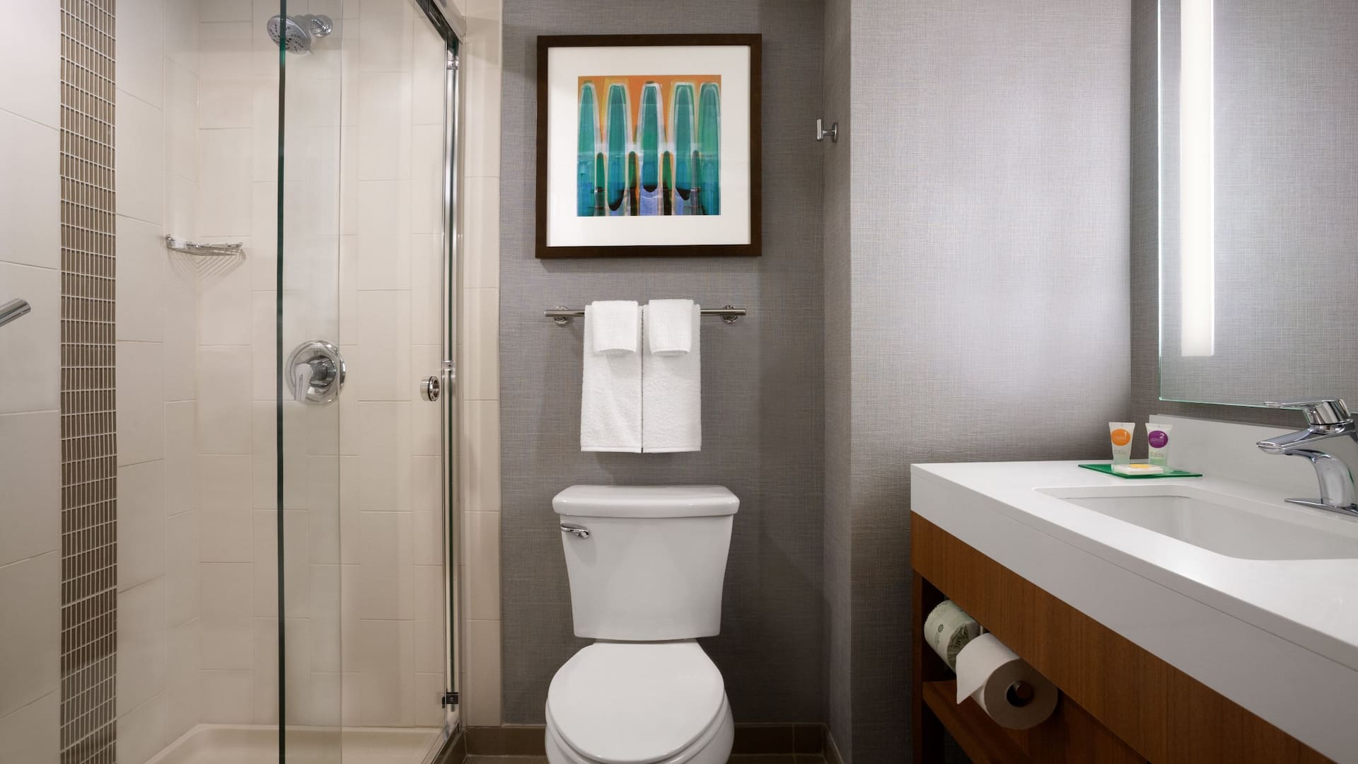 3 of 3 Hyatt Place Minneapolis/Downtown Guest Bathroom