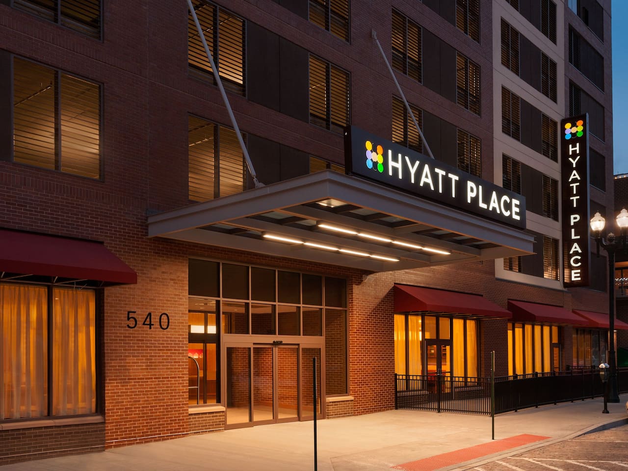 hyatt hotel exterior shot
